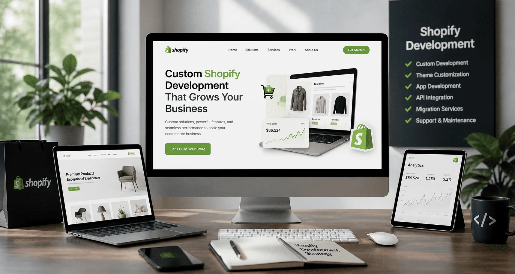 Custom Shopify development services by FiliCode