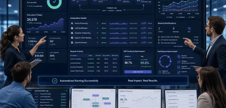 Deploy and improve automation