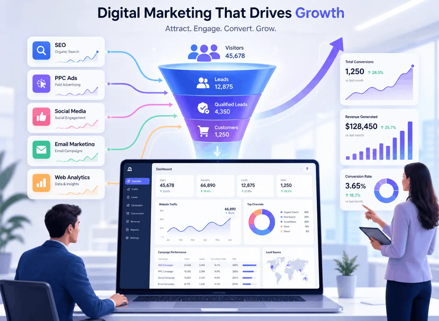Digital marketing services