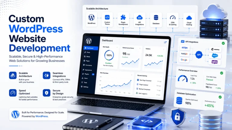 Custom WordPress Website Development for Scalable Business Systems