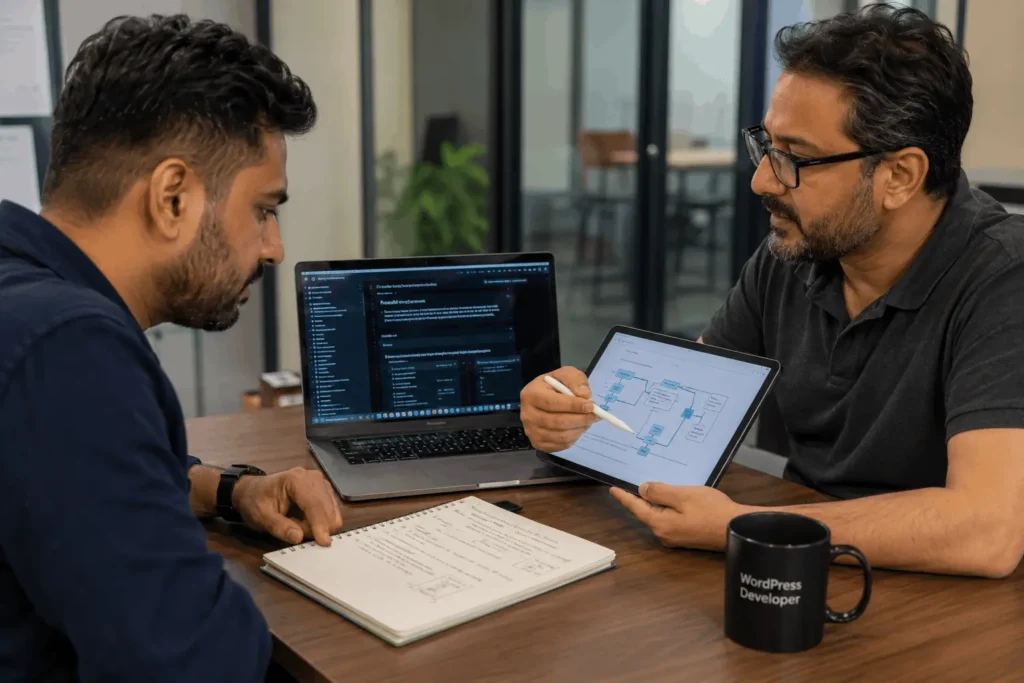 how to find a good wordpress developer for scalable business websites