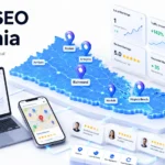 Local SEO Virginia with Google Maps rankings and search visibility analytics