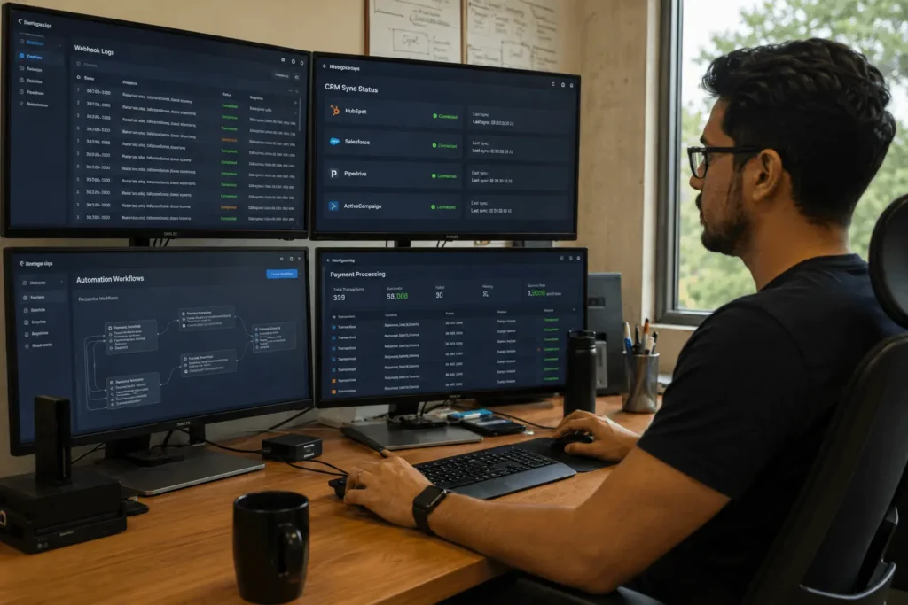 wordpress api integration monitoring and automation workflows