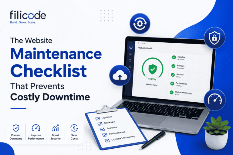 The Website Maintenance Checklist That Prevents Costly Downtime
