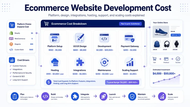 Ecommerce Website Development Cost for Scalable Online Stores