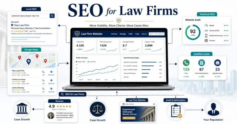SEO for Law Firms Built Around Scalable Growth, Technical Reliability, and Qualified Leads