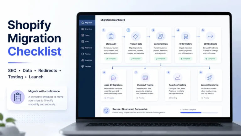 Shopify Migration Checklist for Scalable Ecommerce Replatforming