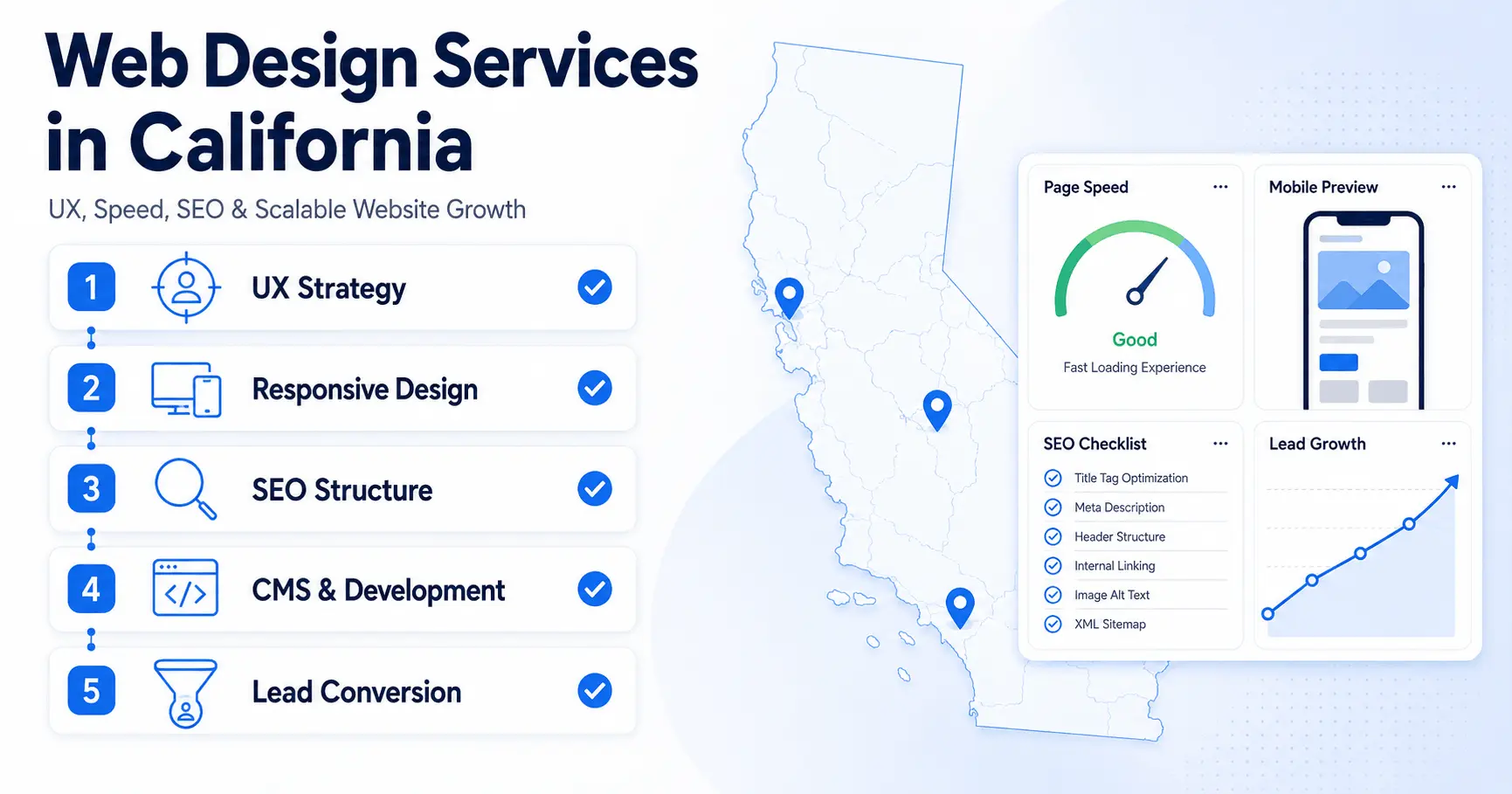 Web Design Services in California for Scalable Growth