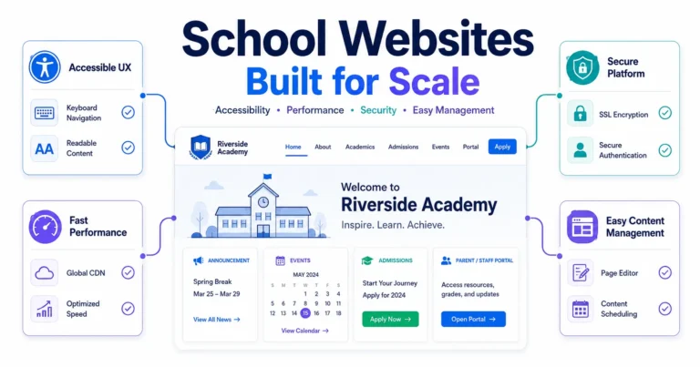 School Websites Built for Scale, Accessibility, and Maintainability